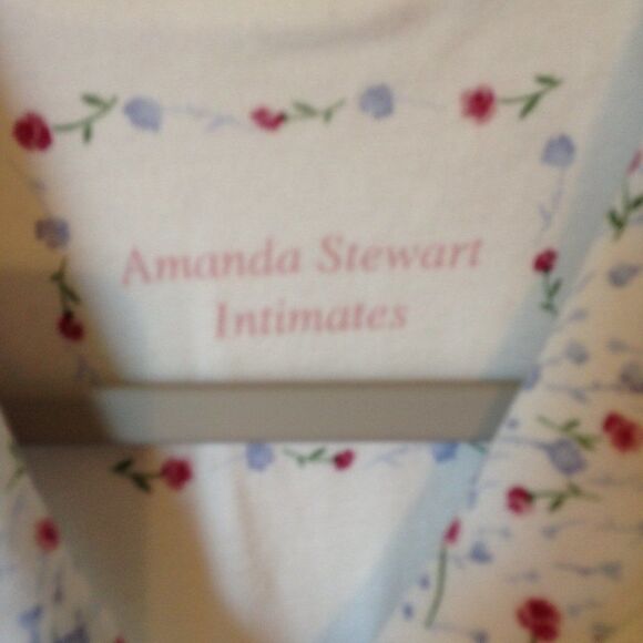 Amanda Stewart Intimates Long Sleeve Floral Country Nightgown Large - Picture 3 of 6
